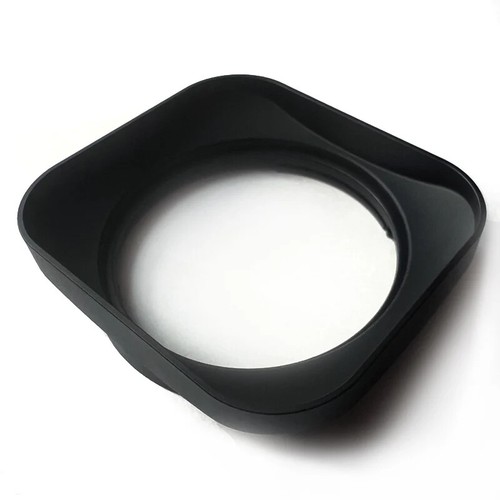 Metal square lens - metal, hood