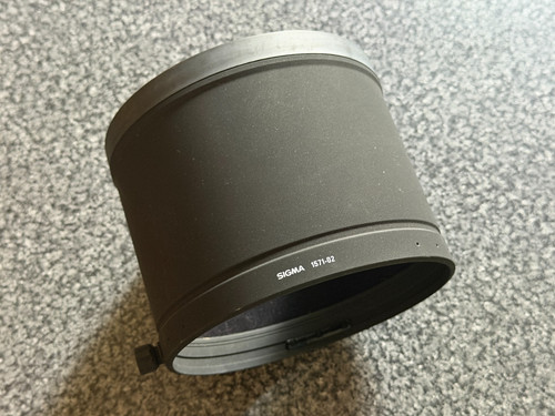 Sigma 1571 lens - lens, hood
