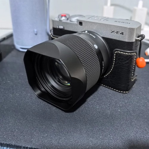 Metal square lens hood with - metal,