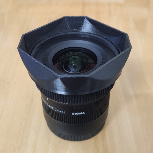 Square hood sigma 18mm - square,