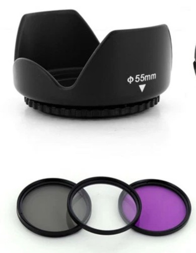 55mm petal lens - petal, hood,